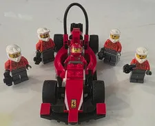 LEGO CITY F1 Pit Stop & Pit Crew Ferrari Car (60443)