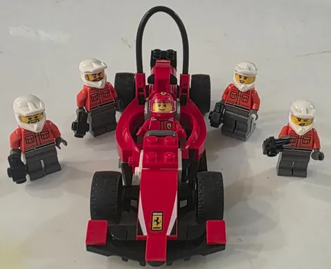 LEGO CITY F1 Pit Stop & Pit Crew Ferrari Car (60443)