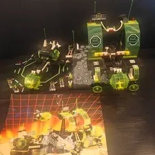 Lego Space Blacktron 6988 Alpha Centauri Outpost - Nearly Complete w/Instruction