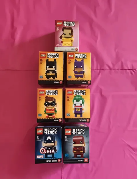 Rare First Series Collection Lot 7 Lego Brickheadz Sealed 