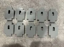 LEGO fantasy era castle Lot of 10 Building Parts modern grey 