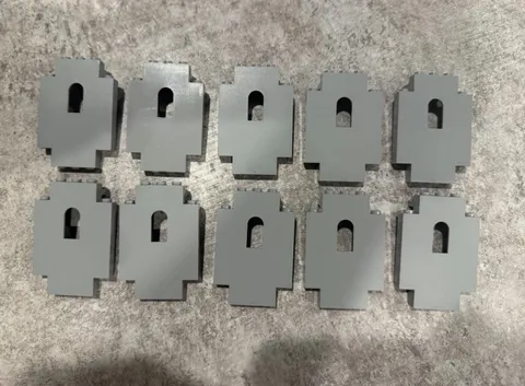 LEGO fantasy era castle Lot of 10 Building Parts modern grey 