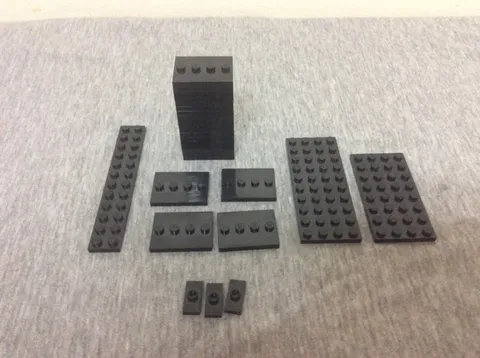Lego Parts 88646 Black Tiles 3x4 w4 Lot of 22 & Other Parts Lot
