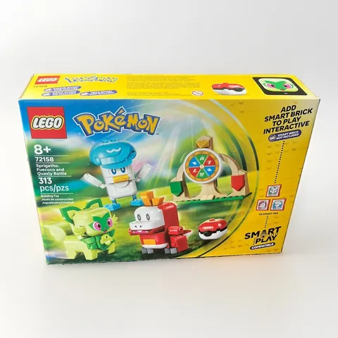LEGO Pokémon SMART Play: Sprigatito, Fuecoco and Quaxly Battle - Ages 8+ - 72158