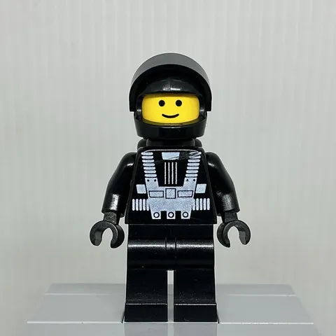 LEGO Space sp001 Blacktron I Black Astronaut Minifigure Note
