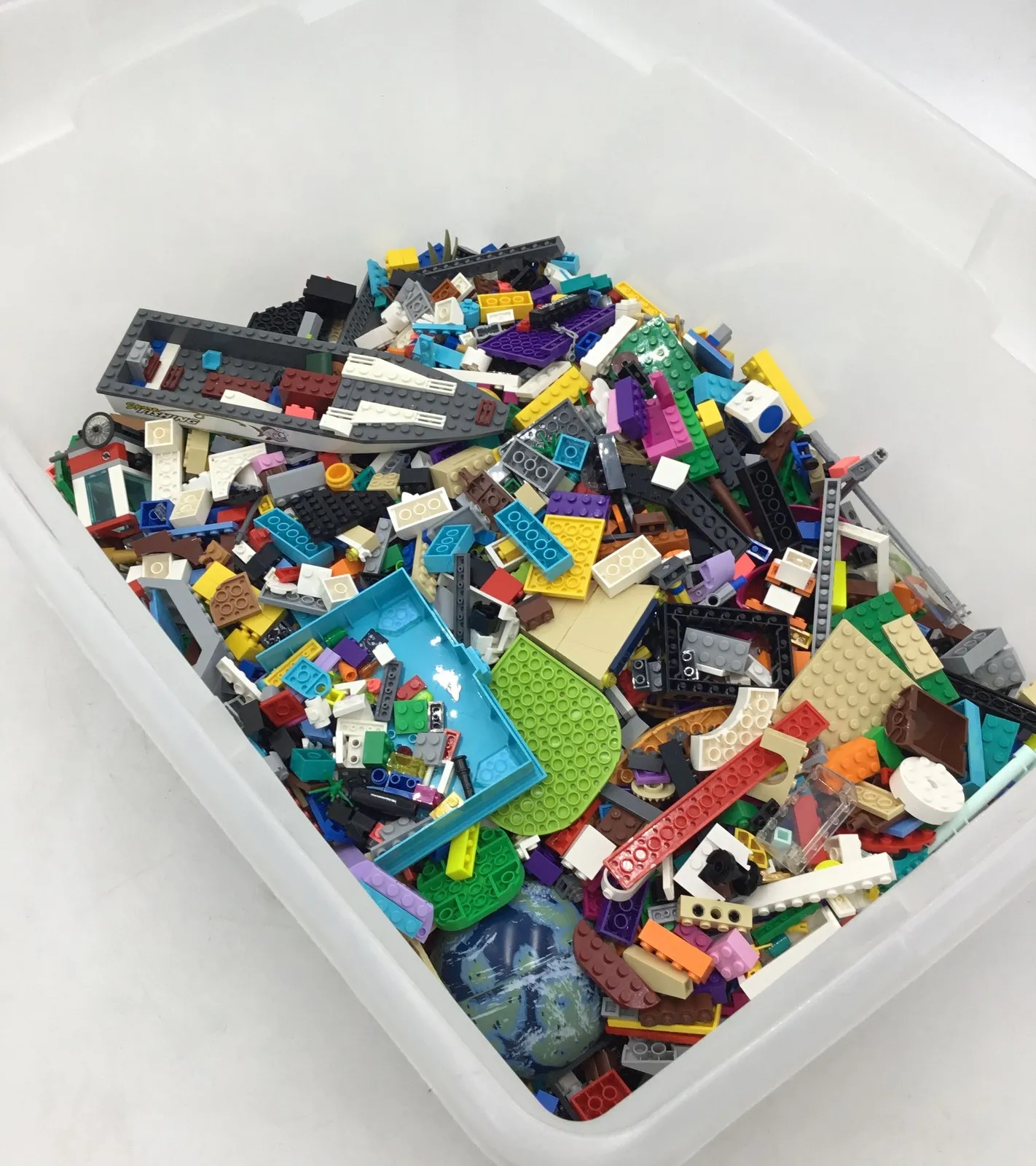 LEGO Bricks and Pieces Bulk Lot Mixed Colors and Shapes 10 LB Assortment