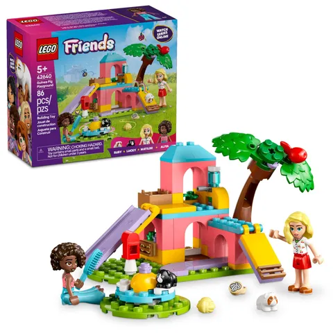 LEGO Friends Guinea Pig Playground - Building Toy Pretend Play Set Multicolor