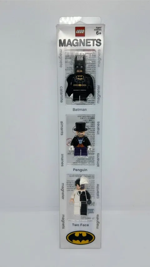 LEGO DC Batman Magnet Set 2006 Rare Batman Penguin Two-Face NEW SEALED 4493780