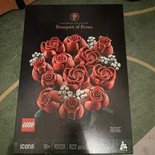 LEGO Icons Botanical Collection Bouquet of Roses (10328) 822 pcs 18+ Box