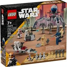 LEGO Star Wars Clone Trooper Battle Droid Battle Pack 75372 Speeder Bike Set