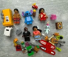 LEGO Disney 43268 Lilo & Stitch MINIFIGURE & PARTS LOT Nani David Bubbles Scrump