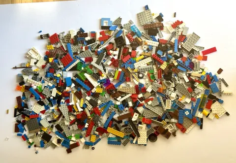 Lot #6 of assorted LEGO Bricks Pieces Some Vintage & Modern Specialty Random
