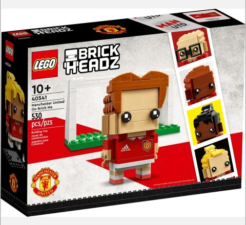 Lego 40541 BrickHeadz Manchester United Go Brick Me ~ New in Box. Retired
