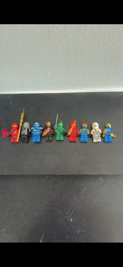LEGO Ninjago Minifigure Assorted Lot Legacy, Golden, More