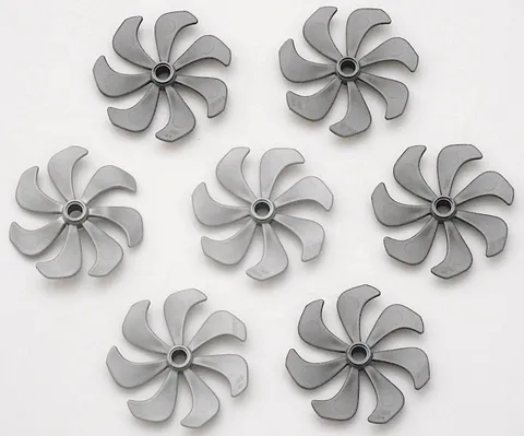 LEGO 7-Blade Silver Metallic Propeller Part# 87751 Technic Fan Lot of 7