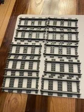 LEGO 9V Train 20 Straight  Pieces of Track (4515) PLEASE READ