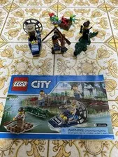 Lego City Set 60066 Swamp Police Complete No Box