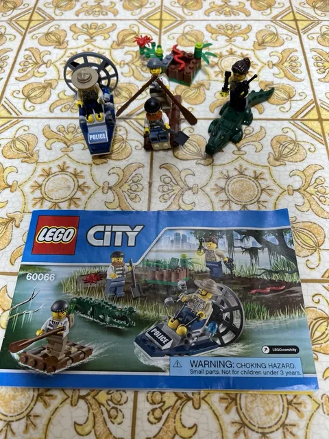 Lego City Set 60066 Swamp Police Complete No Box