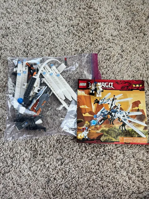 LEGO NINJAGO Ice Dragon Attack 2260, All Original Pieces and Instructions