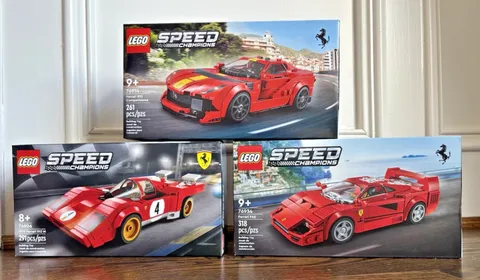 Lego Speed Champions 76914 76934 76906 Ferrari Lot of Three (3) Retired Sealed