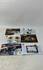 Lot Of 6 Pcs Assorted Lego Multicolor Mix Variety Instruction Manuals For Age 3+