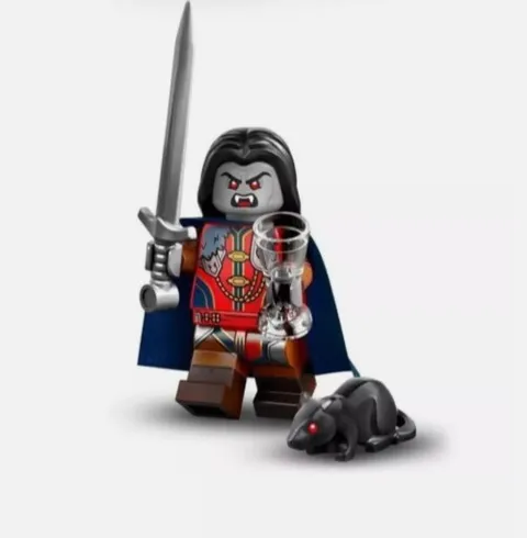 New Lego Strahd Von Zarov Minifigure Dungeons & Dragons D&D Mini Figure Sealed