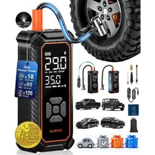 Olarhike Cordless Tire Inflator Portable Air Compressor 150Psi Dual