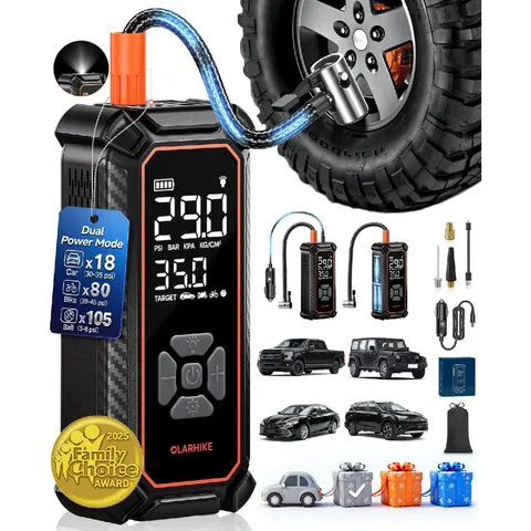 Olarhike Cordless Tire Inflator Portable Air Compressor 150Psi Dual