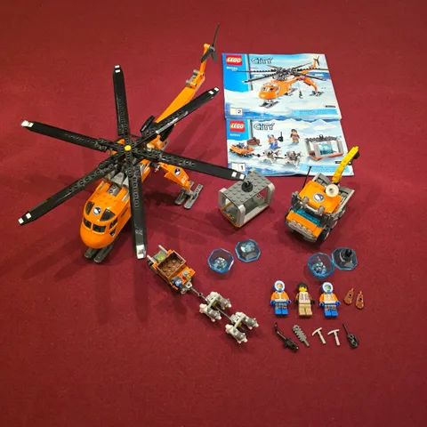 Lego Lot of 2: 60033, 60034 Arctic Ice Crawler and Arctic Helicrane COMPLETE