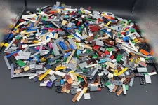 Huge LEGO Lot Of Multicolor Assorted Printed Tiles Money Signs, Long Short Tiles