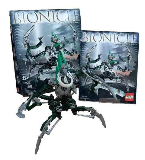 Lego Bionicle 8622 Warrior Nidhiki Complete With Box And Instructions