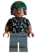 LEGO® Minifig op008 - Usopp - Dark Green Bandana