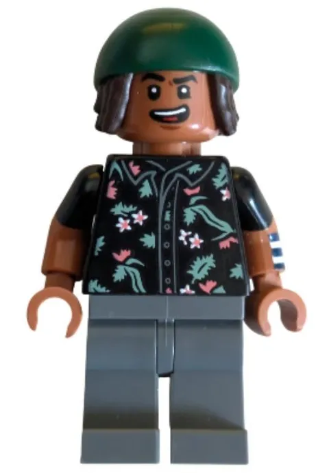 LEGO® Minifig op008 - Usopp - Dark Green Bandana