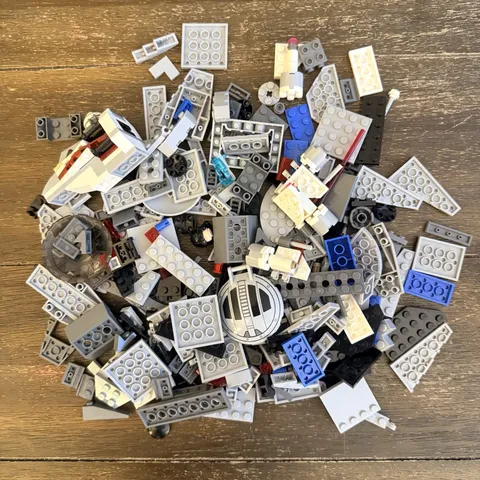 LEGO Star Wars Parts Lot 75082 TIE Advanced Prototype Landspeeder Pieces 10oz