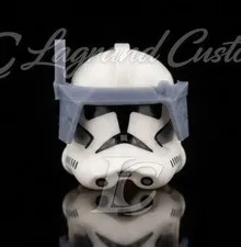 LEGO Star Wars Clone Trooper visor with antenna 3D ABS like resin printed