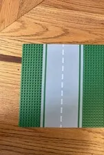 Lego Vintage Lego Straight 10X10 Street Road Building Green Base Plates Lot Of 2