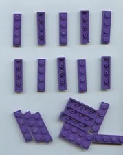 LEGO x 20 Dark Purple Plate 1 x 4 3710