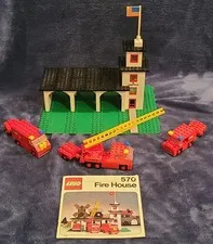 LEGO LEGOLAND: Fire House (570) - Complete with Instructions!!