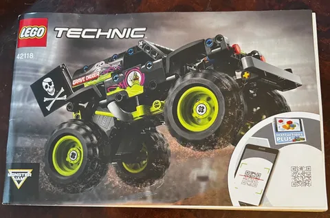 LEGO 42118 TECHNIC Instruction Manual ONLY Monster Jam Grave Digger