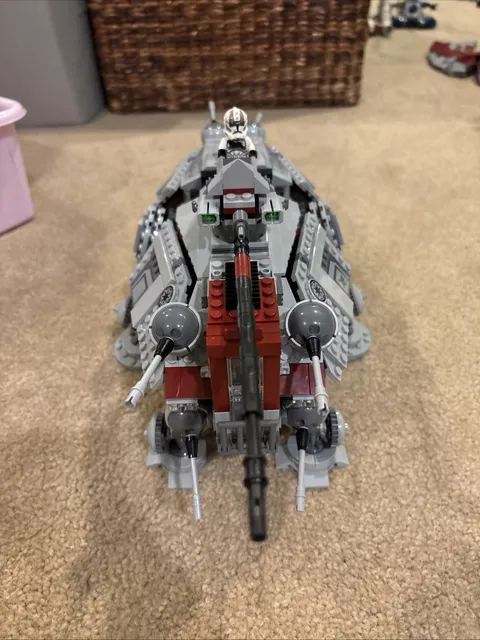 LEGO Star Wars 75337 AT-TE Walker No Minifigs or Spider Droid Close to Complete
