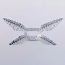 US🇺🇲 - LEGO Wasp Wings Silver No.78 - Back Hole for Minifigures #6453310