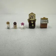 LEGO Disney Beauty & Beast MINIFIGURE LOT Cogsworth BABETTE Potts Pieces Parts