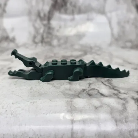 Lego Crocodile Minifigure Indiana Jones 7625