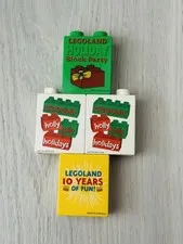 Lego Duplo Legoland Holiday Printed Specialty Blocks Lot +Bonus