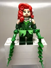 LEGO Poison Ivy Minifigure with Green Vine Plant Accessories