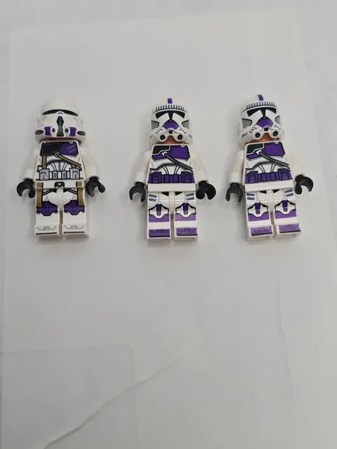LEGO Star Wars 187th Legion Phase 2 Clone Troopers - Lot of 3 Minifigs Mini