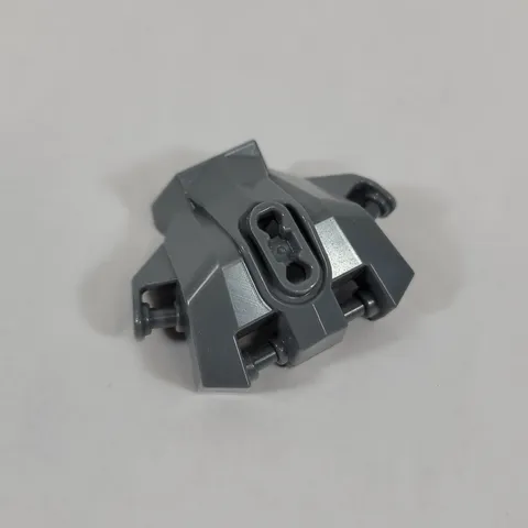 1X LEGO Hero Factory DARK BLUISH GREY Hand Armore w/ Handles Part 92233