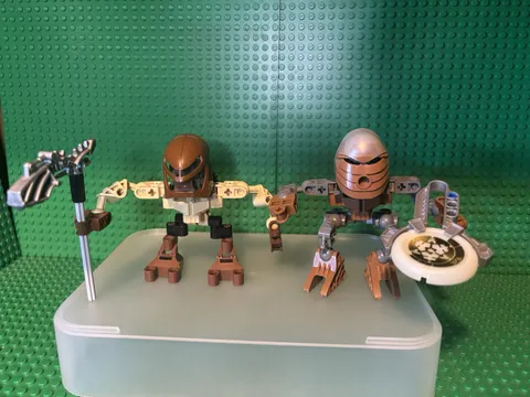 Lego Bionicle Custom Matoran Lot Po-Matoran Metru Nui Mata Nui Read Description
