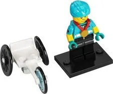 LEGO (RETIRED) "WHEELCHAIR RACER" Minifigure: Series 22 #71032 COLLECTIBLE