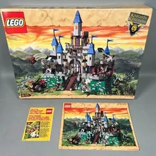 Lego King Leos Castle Knights Kingdom 6091 BOX & MANUAL ONLY Some Wear